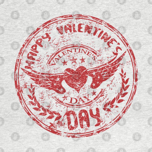 Valentine's Day - Vintage Stamp by GNDesign